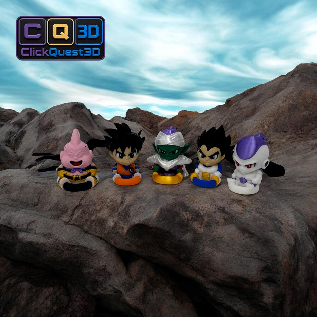 Randomly Selected Gachapop Gumdrop Linklet Collection - Mario/DBZ/One Piece