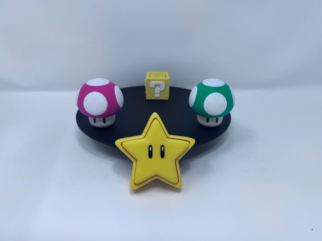 CrystalClick - Mario Inspired Fidget Clickers - Mystery Block
