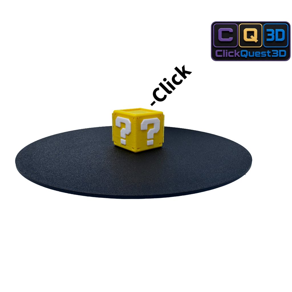 CrystalClick - Mario Inspired Fidget Clickers - Mystery Block