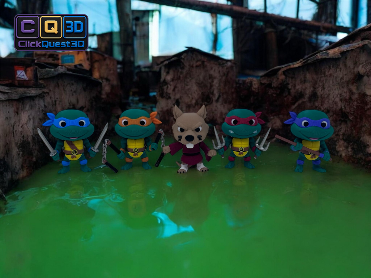 TMNT Flexi Figurines