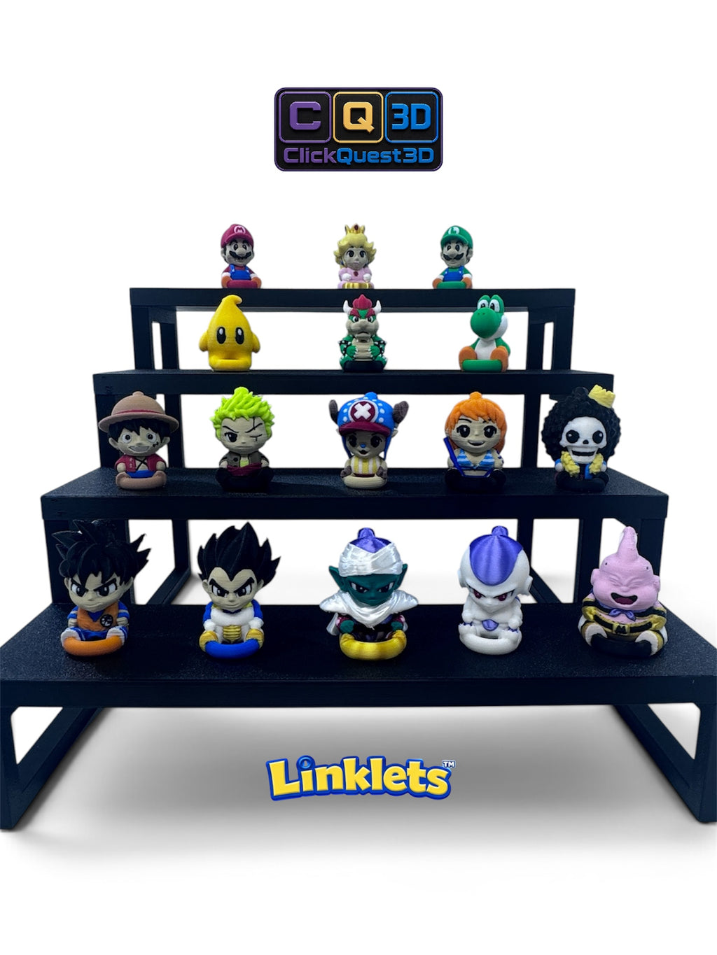 Randomly Selected Gachapop Gumdrop Linklet Collection - Mario/DBZ/One Piece